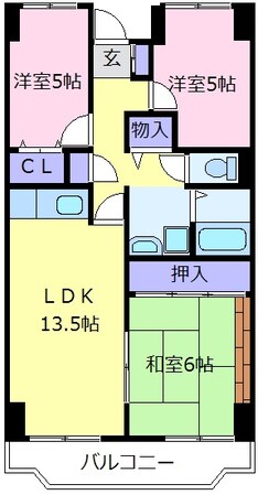 プレスト・コート壱番館の物件間取画像